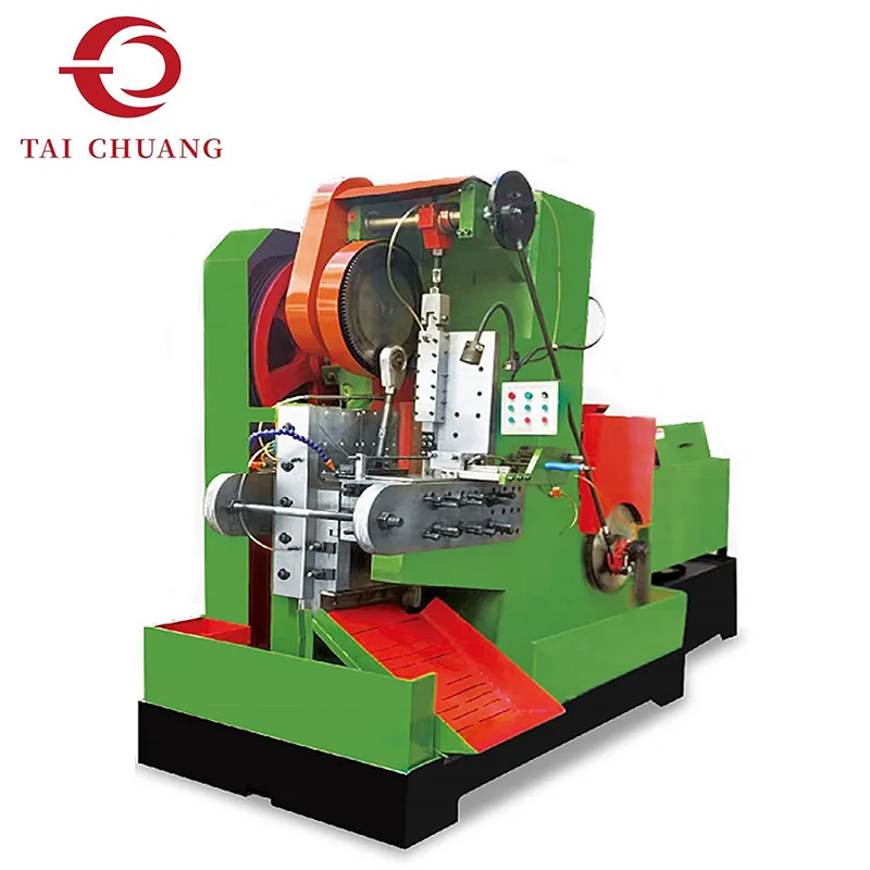 Automatisk skär- och gängrullningsmaskin